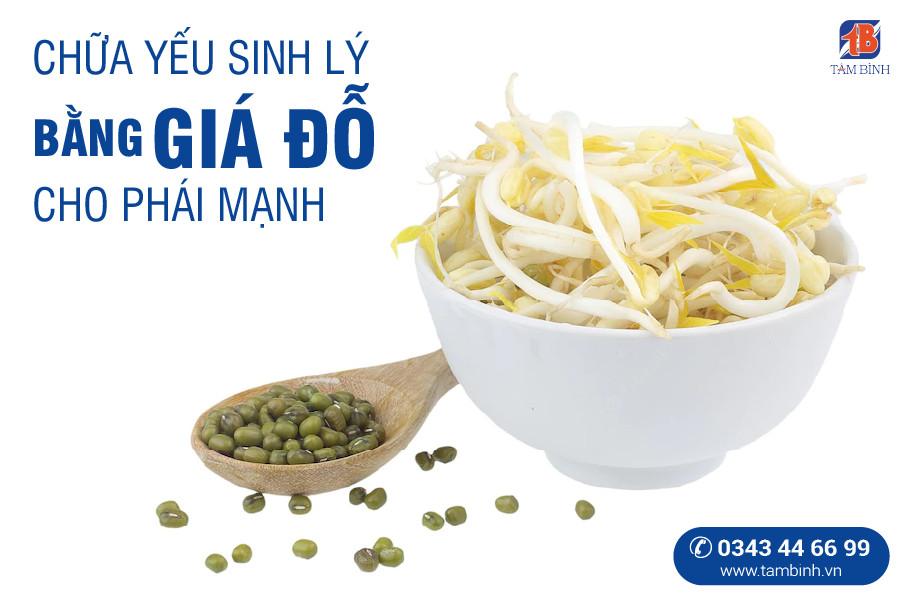 Chữa yếu sinh lý bằng giá đỗ – Bật mí 9 cách tốt nhất