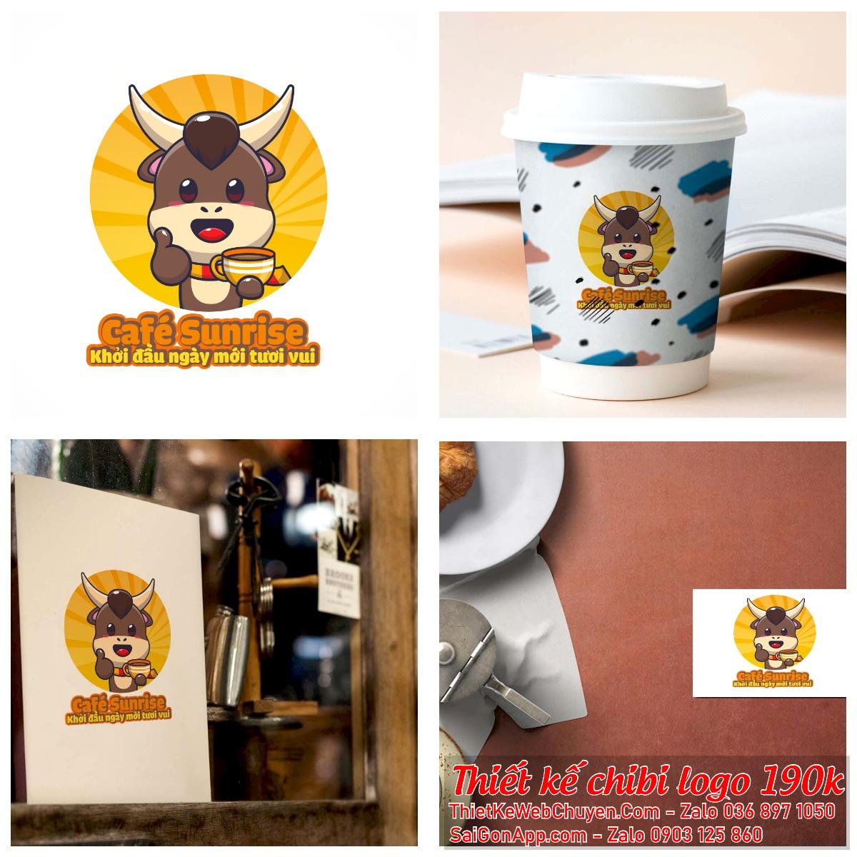 Thiết kế logo chibi con trâu là một cách độc đáo để thể hiện sự đáng yêu và hồn nhiên.