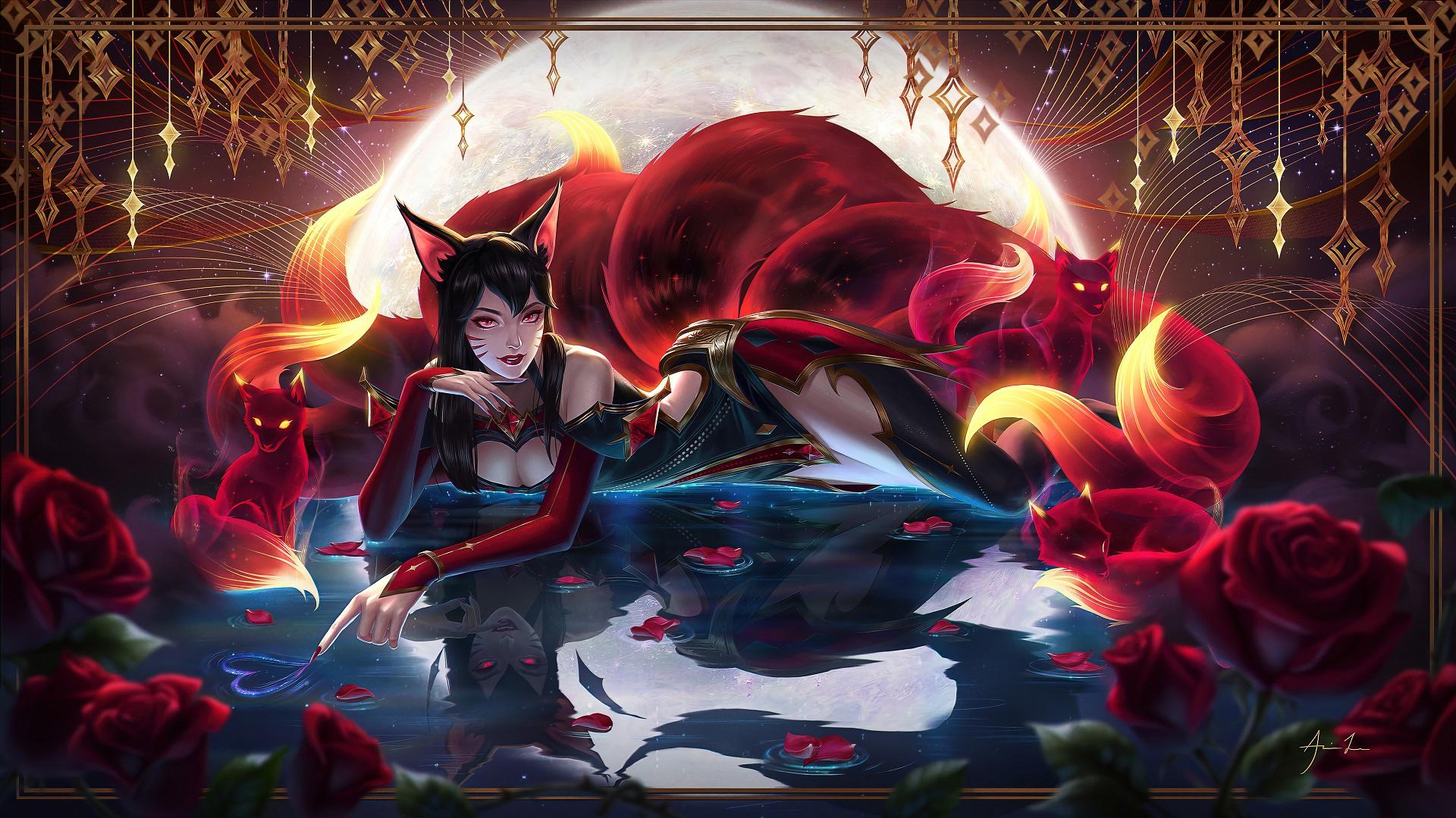 hình nền ahri