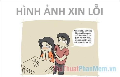 Hình ảnh xin lỗi độc đáo