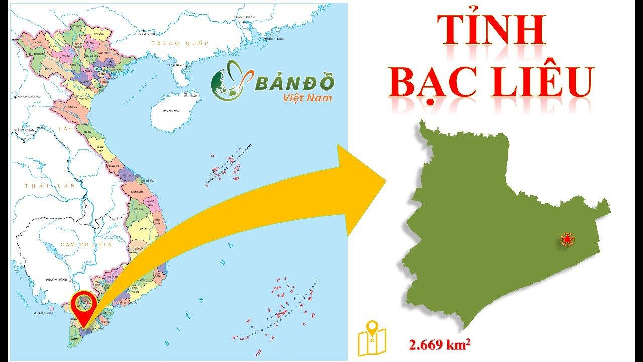 Bạc Liêu ở miền nào, Bạc Liêu giáp tỉnh nào?