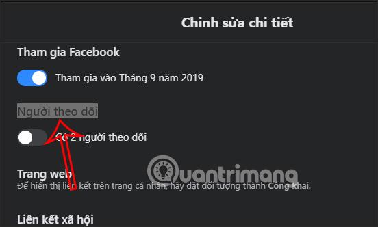 Cách hiển thị người theo dõi trên Facebook