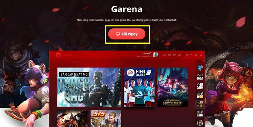 Hướng dẫn nhanh cách cài đặt Garena về máy tính