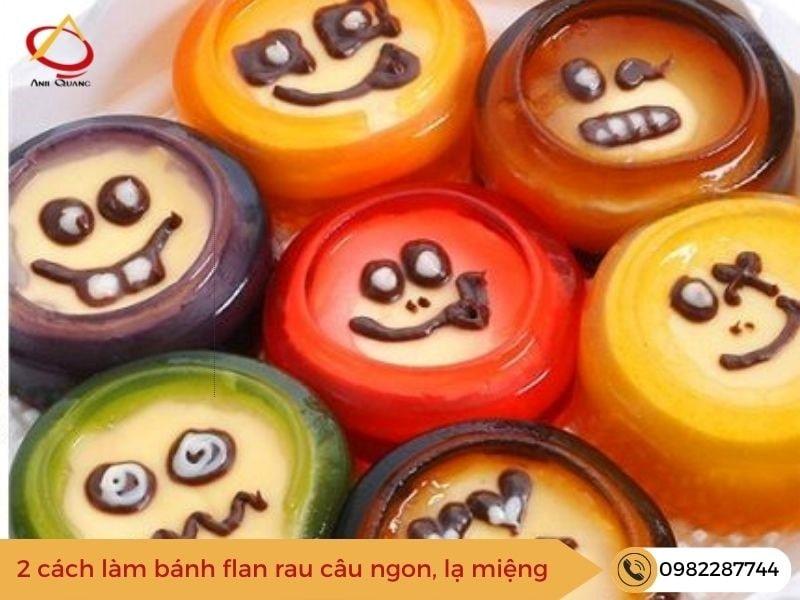 Cách làm bánh flan rau câu phô mai cafe ngon béo ngậy