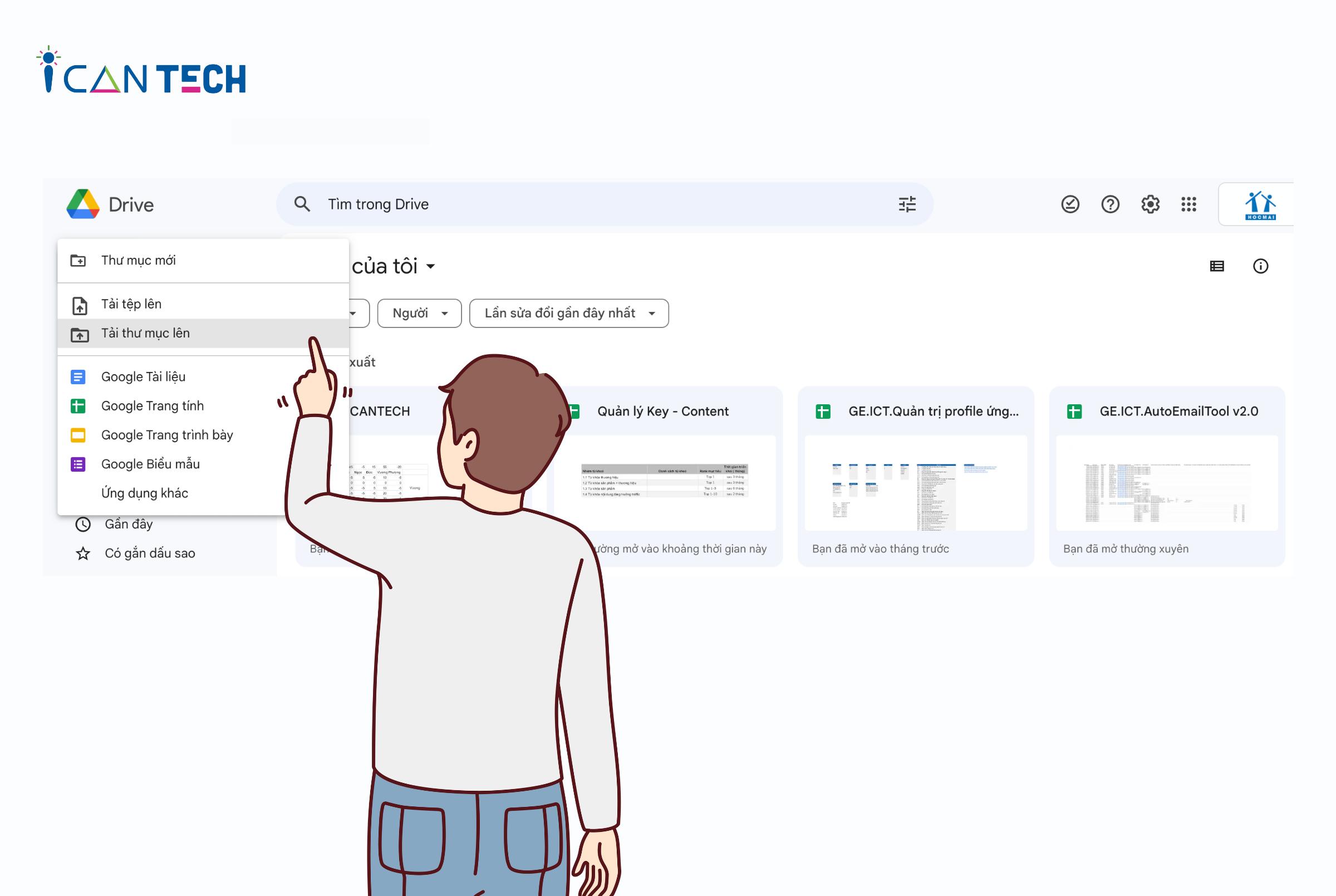 Hướng dẫn chi tiết cách tải file Excel lên Google trang tính đơn giản, dễ dàng