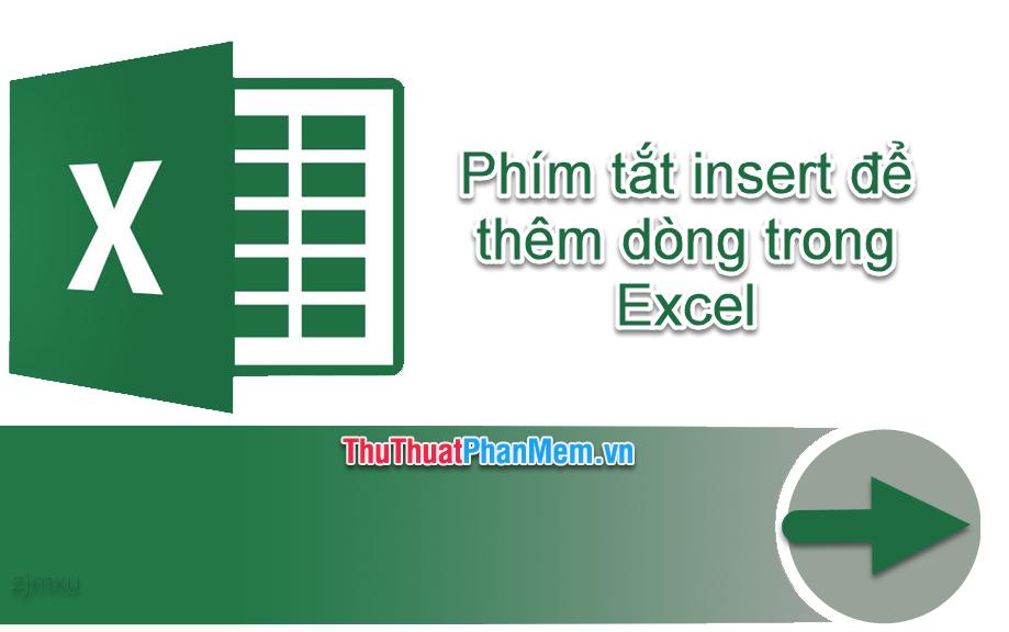 Phím tắt chèn dòng trong Excel - Cách nhanh chóng thêm dòng