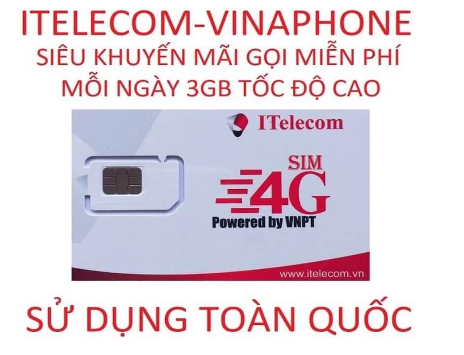 Sim Itelecom có khá nhiều ưu đãi gói cước