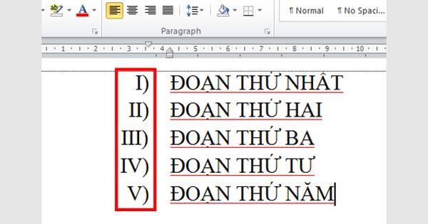 Mẹo hướng dẫn cách viết số la mã trong Word đơn giản