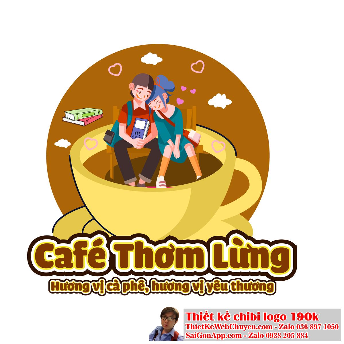 Cặp đôi chibi ( chibi couple ), THIẾT KẾ CHIBI 190K CUTE ĐÁNG YÊU