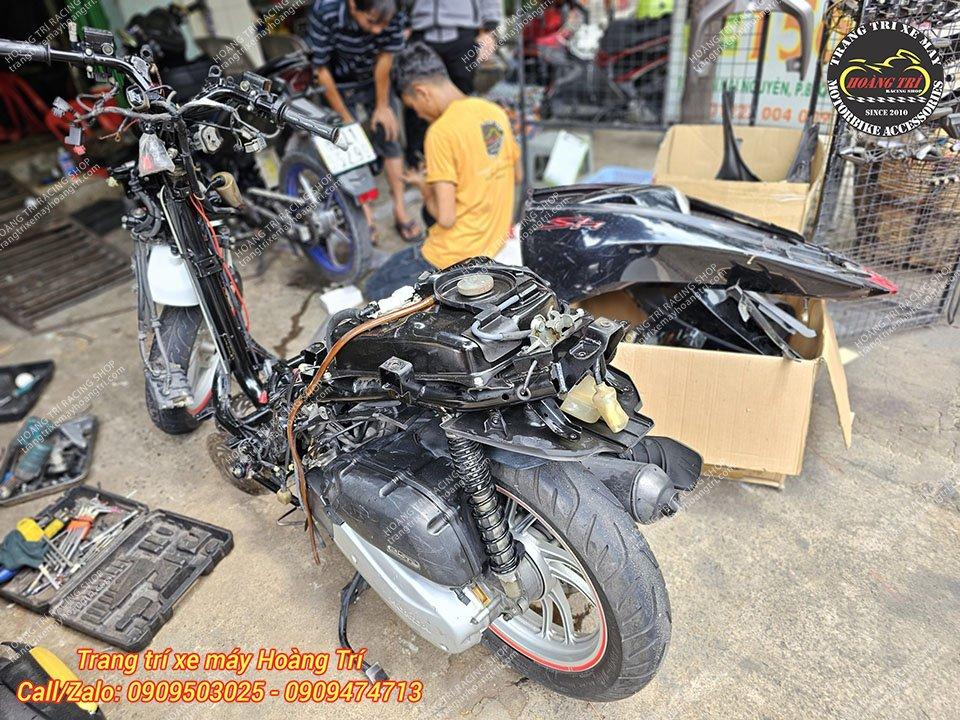 Thêm chiếc Sh 2012 đã ghé shop nâng cấp dàn áo Sh Ý V3