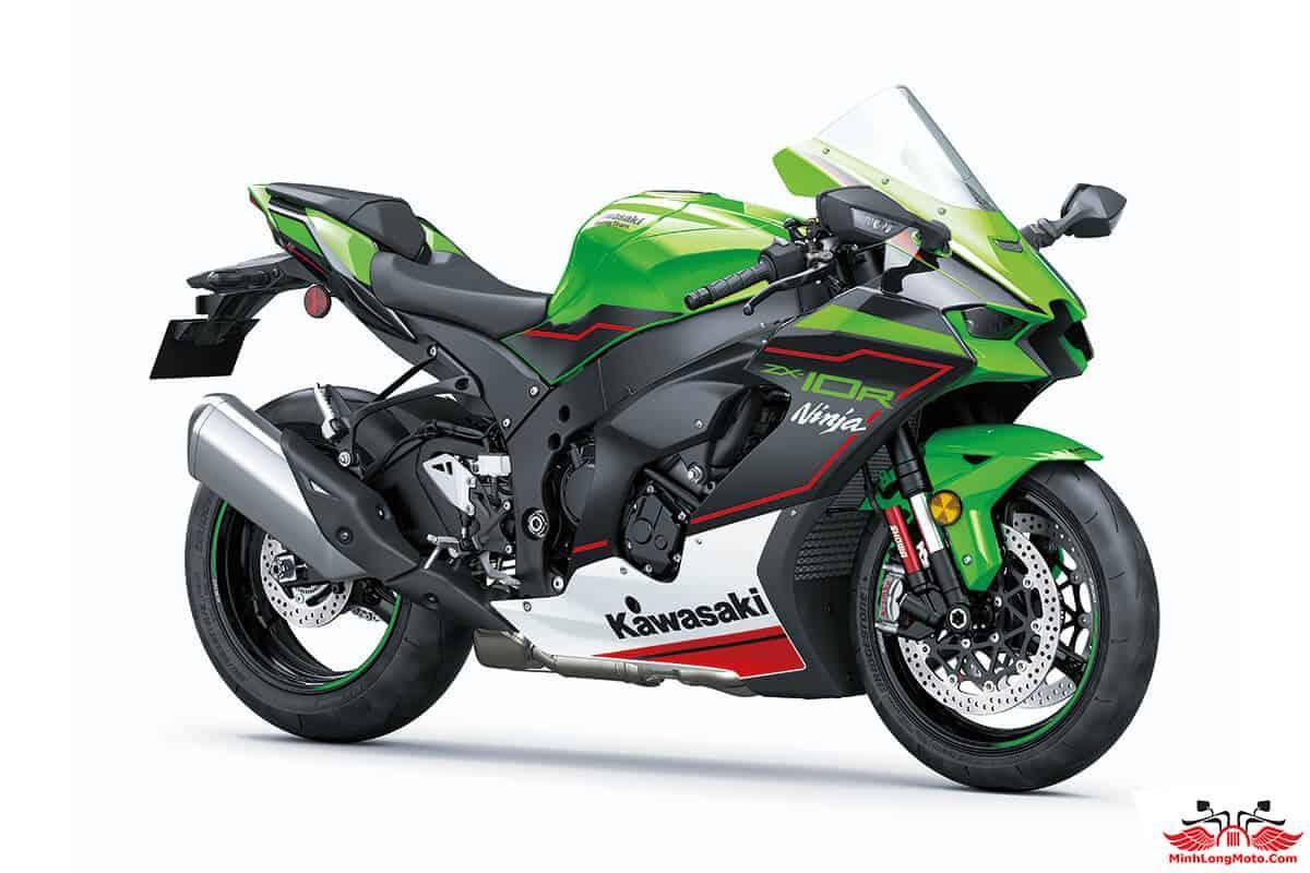 Kawasaki Ninja ZX10R giá bao nhiêu? Động cơ nâng cấp hơn 200 mã lực