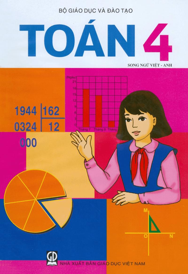 toan 4 - giai bai tap sgk toan lop 4 - hoc ki ii