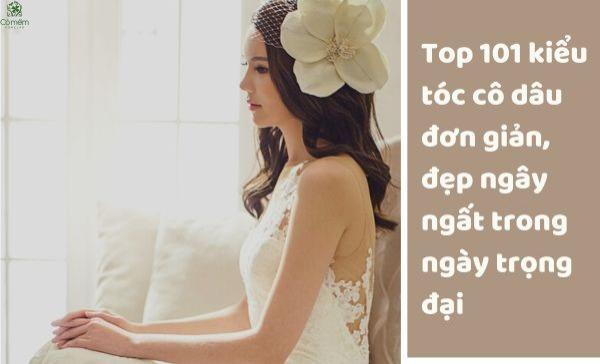 kiểu tóc cô dâu