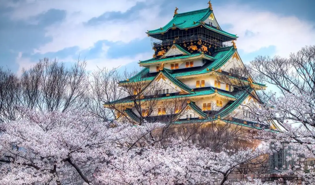 Lâu đài Osaka – Địa điểm ngắm hoa anh đào đẹp nhất tại Nhật Bản 
