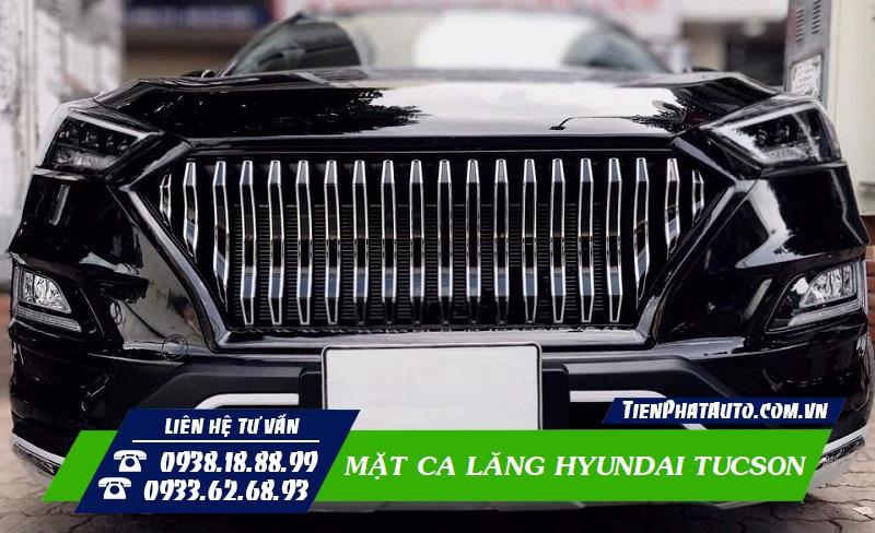 Mặt ca lăng Hyundai Tucson làm tăng sự nổi bật và cá tính phần đầu xe