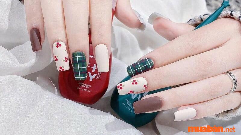 mẫu nail noel