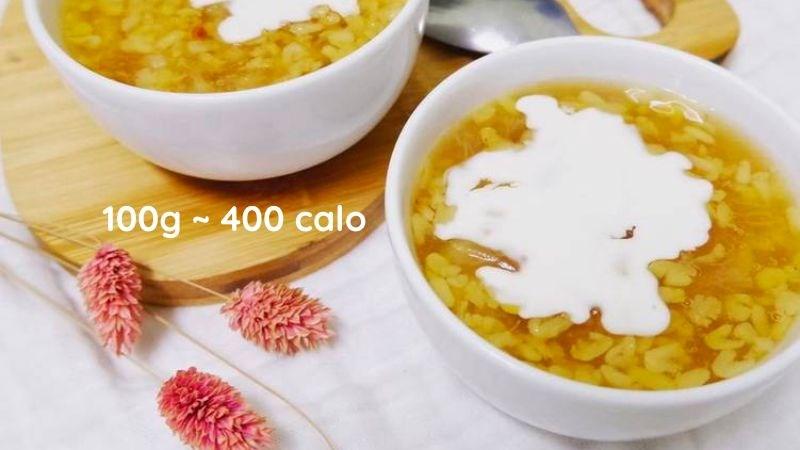 Chè bưởi có lượng calo cao so với các món ăn vặt khác