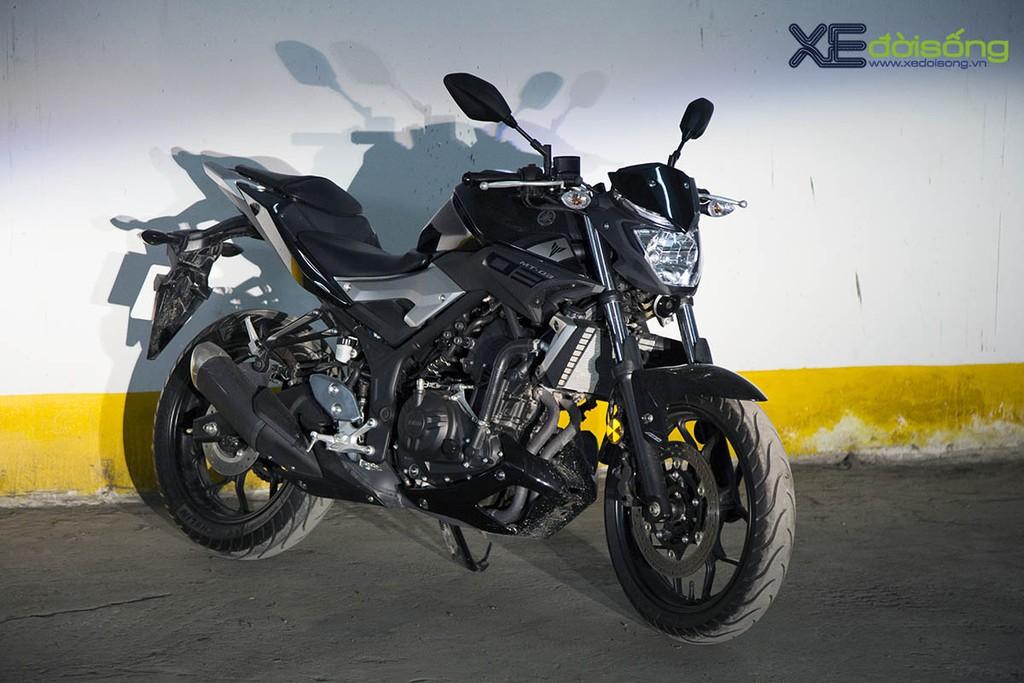 Đánh giá Yamaha MT-03 ABS 2017 chính hãng giá 139 triệu đồng