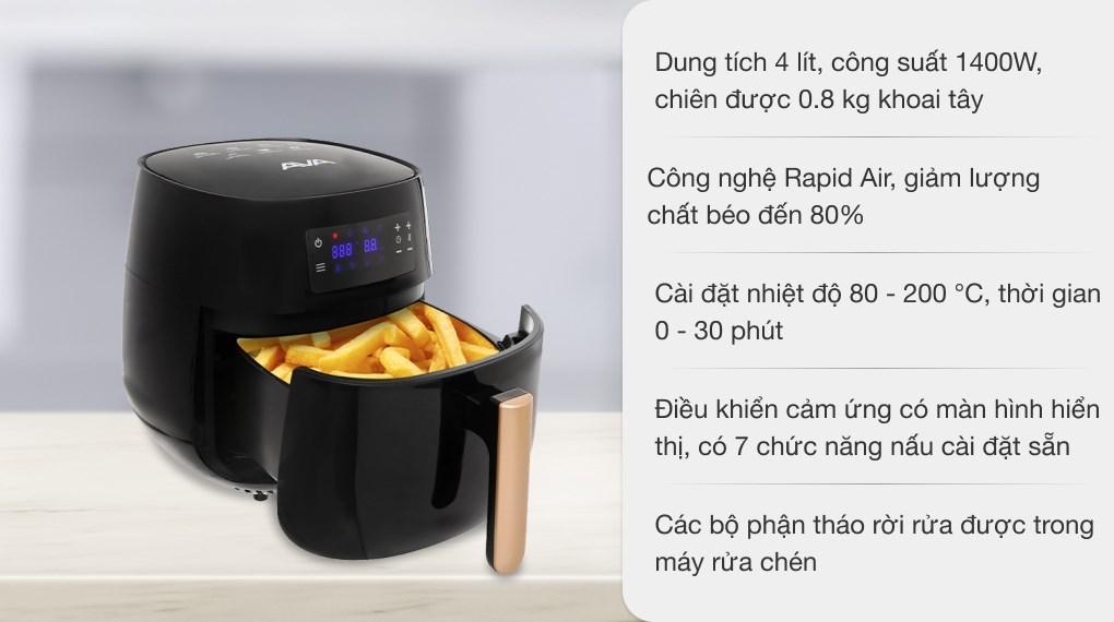 10 mẫu nồi chiên không dầu giá dưới 2 triệu đồng cực đáng sắm cho căn bếp