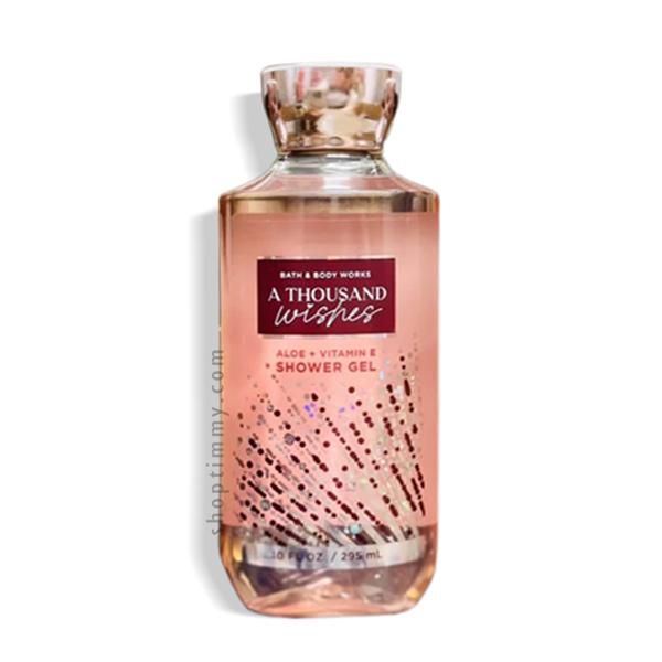 (Hàng Mỹ) Sữa tắm vitamin E hương ngọt ngào, nồng nàn, duyên dáng A Thousand Wishes - Bath & Body Works 295ml