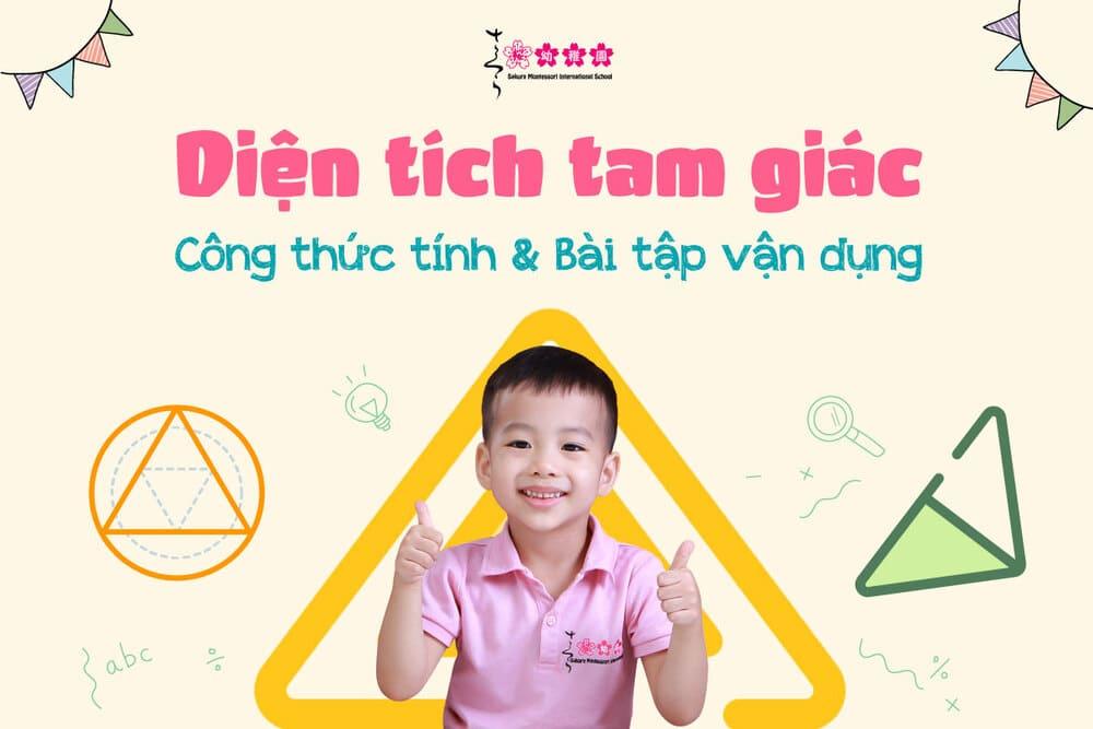 Tổng hợp các công thức tính diện tích tam giác đầy đủ, chi tiết