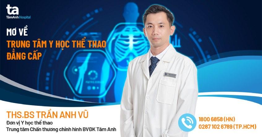 ThS.BS Trần Anh Vũ: “Mơ về trung tâm Y học thể thao đẳng cấp”