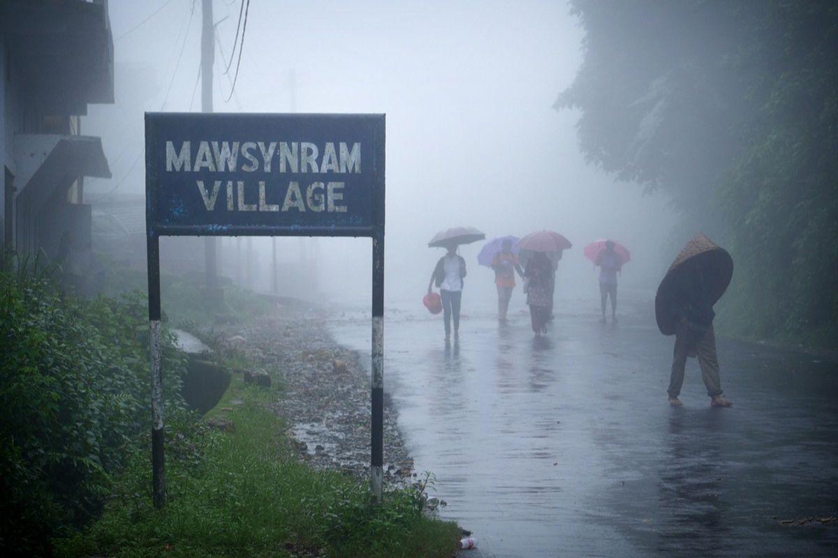 Trên Trái Đất mưa nhiều nhất ở vùng Meghalaya, đỉnh điểm là trong tháng 6 - 7