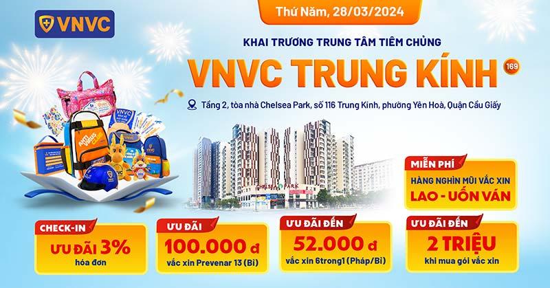 VNVC Trung Kính: Địa chỉ, số điện thoại, giờ làm việc