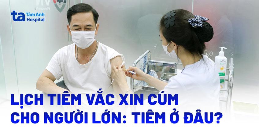 Tiêm vắc xin cúm cho người lớn