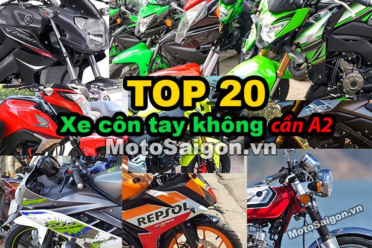 Top 20 mẫu xe côn tay cỡ nhỏ giá rẻ không cần bằng A2