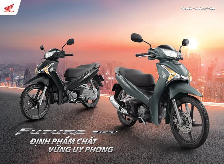 Honda Future 125 FI – Phiên bản Cao cấp (Phanh đĩa – vành đúc) – Trắng Đen