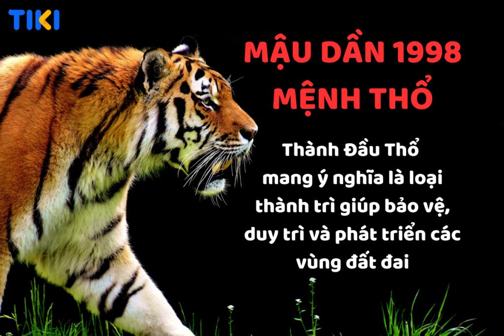 Mệnh của Tuổi Mậu Dần 1998 là gì? Hợp với màu gì, cung nào?