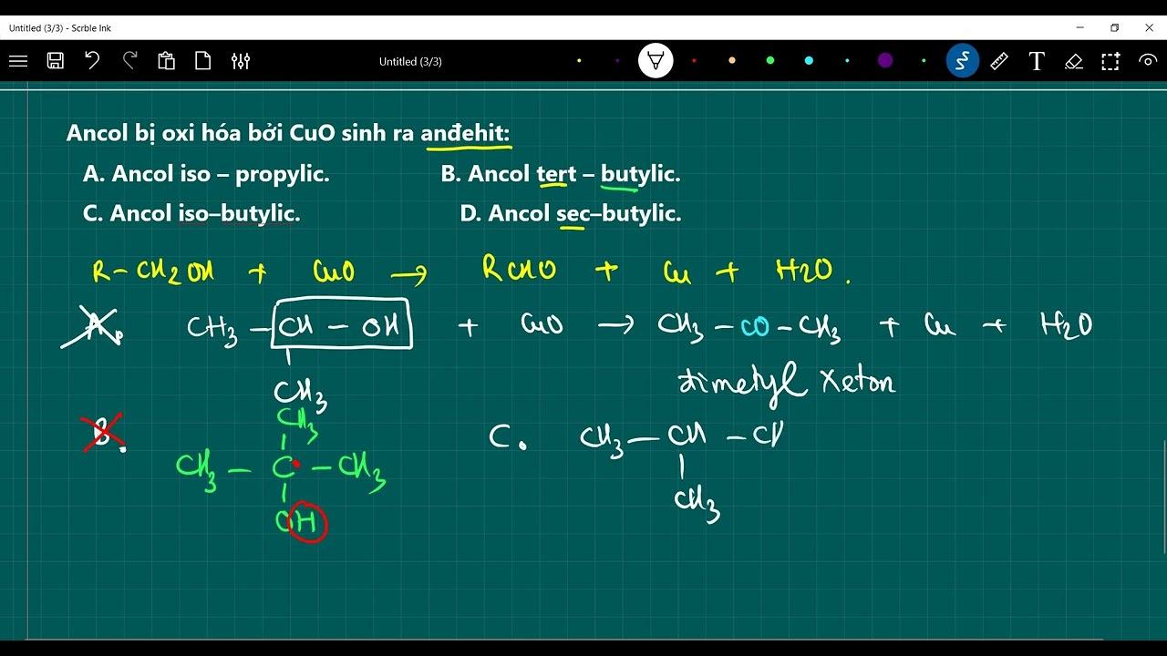 Ancol nào bị oxi hóa tạo xeton: Tìm hiểu chi tiết và ứng dụng thực tế
