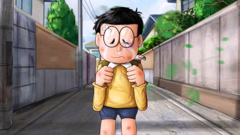 100 hình ảnh Nobita buồn, cute, cool ngầu