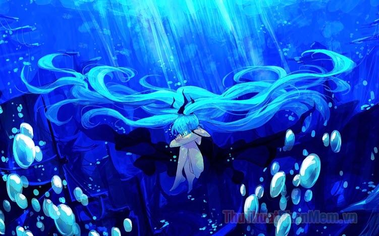 Top 100 Hình ảnh Anime màu xanh nước biển độc đáo
