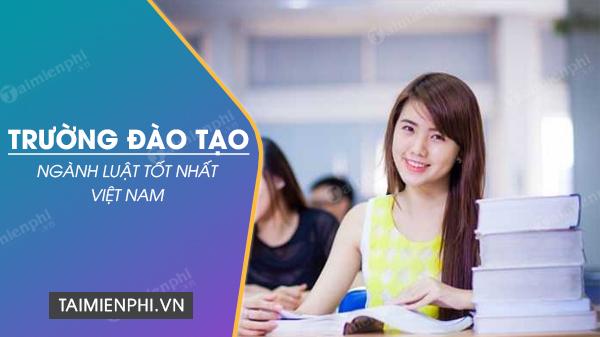 Danh sách các trường đào tạo ngành Luật hàng đầu Việt Nam