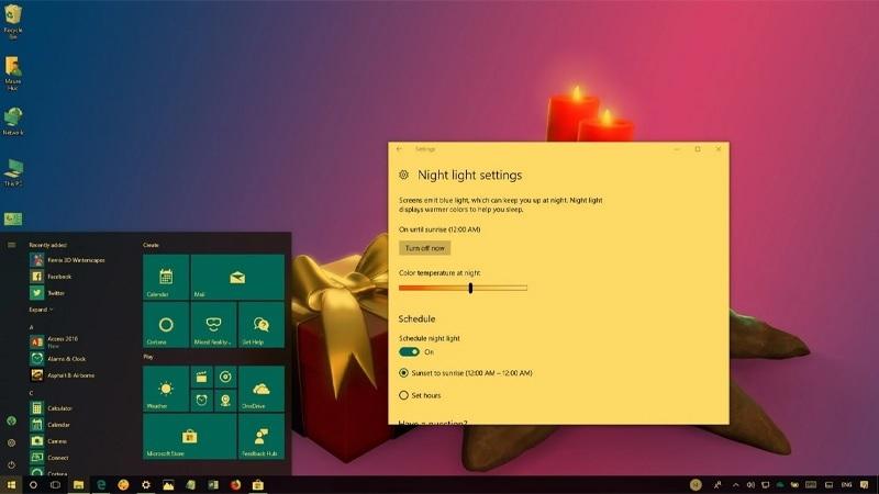 Night Light là gì? Cách bật tắt chế độ Night Light trên Windows 10 cực dễ