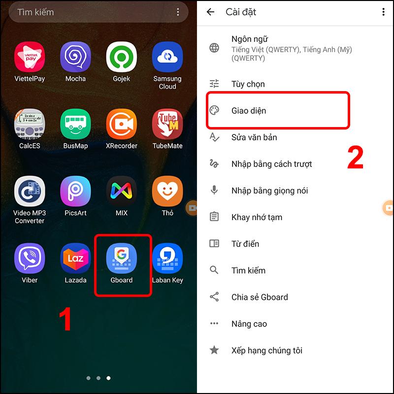 Tổng hợp cách đổi hình nền bàn phím điện thoại Samsung