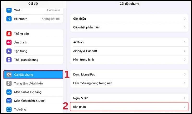 Cách chỉnh bàn phím iPad bị thu nhỏ trở lại trạng thái bình thường