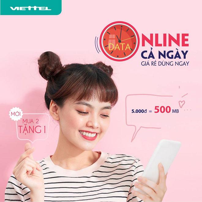 đăng ký 3G Viettel ngày