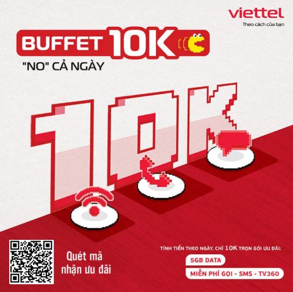 Cách đăng ký 4G Viettel 10k 1 ngày có 5GB DATA + Gọi Thả Ga
