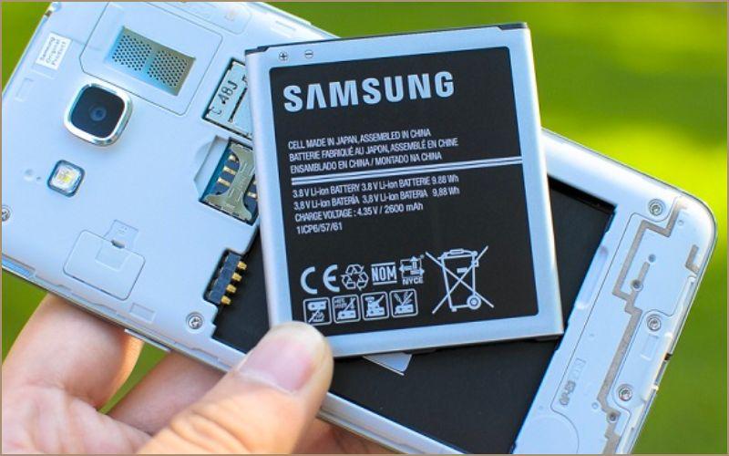 cách kiểm tra pin điện thoại samsung