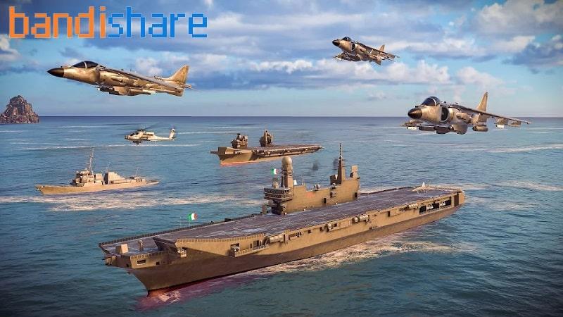 MODERN Warship MOD (Vô hạn tiền, Đạn, Bất Tử) 0.81.0.120515651 APK