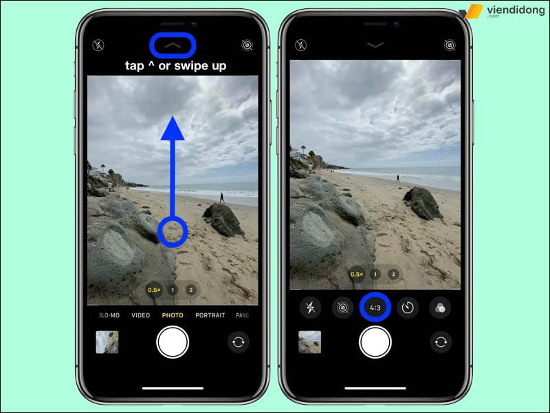 chỉnh camera iPhone tỷ lệ