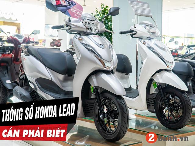 6 thông số xe Lead 2024 cần phải biết trước khi mua xe