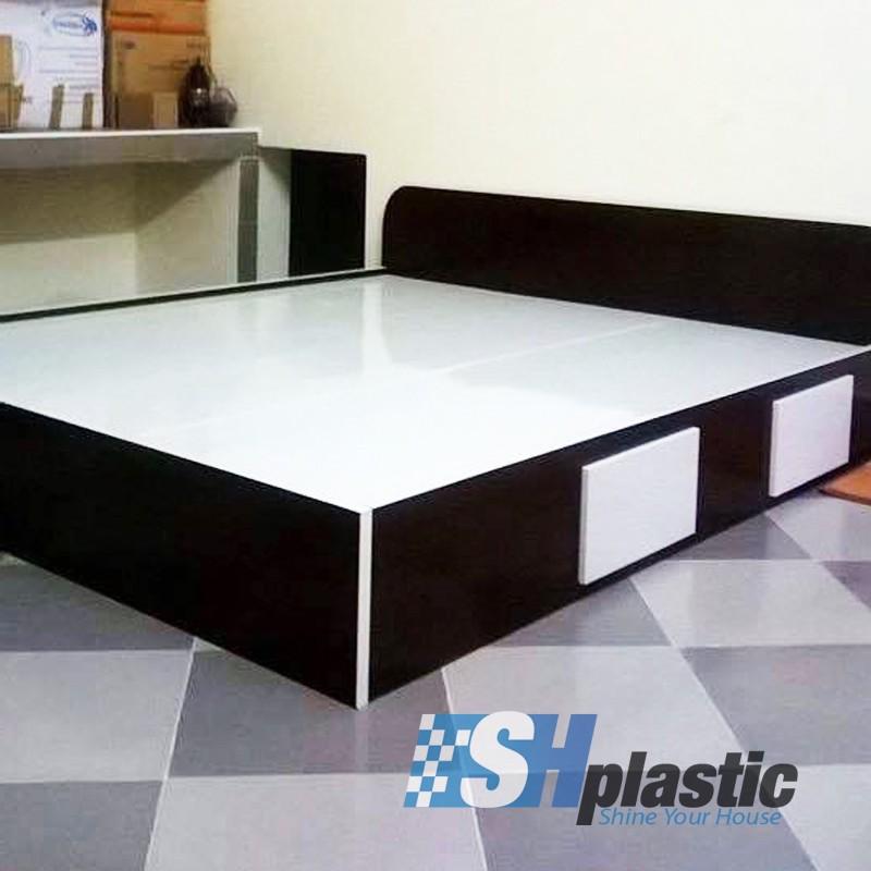 Giường ngủ đôi nhựa cao cấp SHplastic GN11