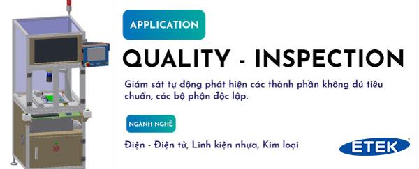 Giải pháp kiểm tra ngoại quan, phát hiện lỗi, phân loại sản phẩm