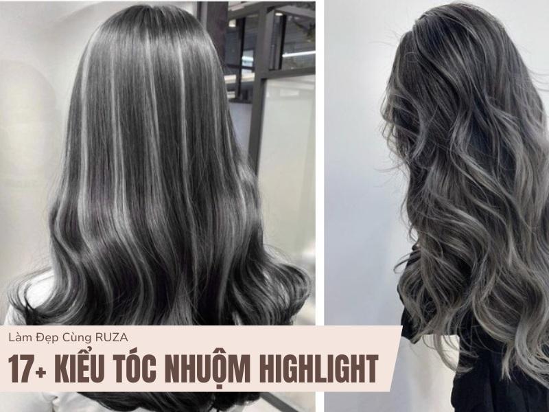 Kiểu tóc nhuộm highlight