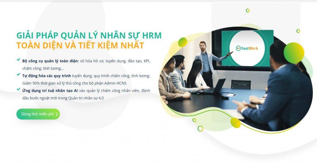 Giải pháp phần mềm quản lý nhân sự HRM