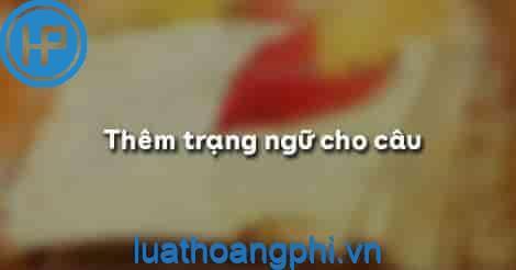 Thêm trạng ngữ cho câu là gì?